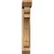 Ekena Millwork Olympic Slat Smooth Bracket w/ Offset Brace, Western Red Cedar, 5 1/2"W x 26"D x 34"H BKT0604X26X34OLY06SWR - alternate 2